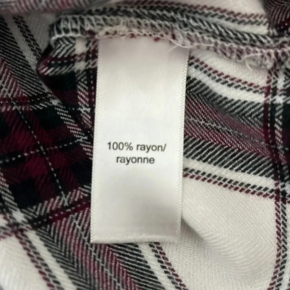 Maurices plaid button down duster shirt size small. - Picture 7 of 10